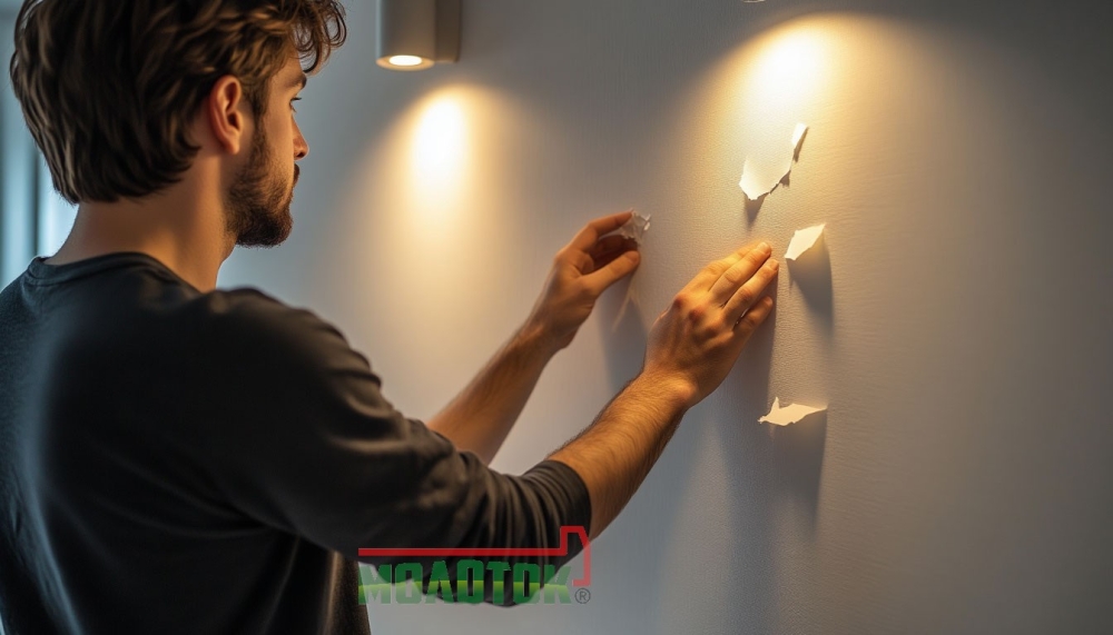 Как спасти обои, если они отошли или порвались: ремонт без переделки | Блог | «Молоток»