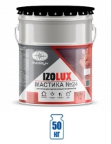 Мастика Izolux №24 50кг гидроизоляционная битумная