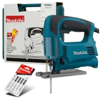 Лобзик MAKITA  4329KX1 (450Вт/ Кейс) (4329KX1) +набор пилок (A-86898) +подарок