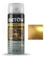 Эмаль Deton Art акриловая 520мл золотой декор металлик аэрозоль