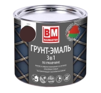 Грунт-эмаль BAUMASTER 3в1 по ржавчине 1,6кг темно-коричневая RAL 8017