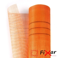 Стеклосетка Fixar ССШ-160, 5*5мм разрыв 2000 оранжевая рулон 1*5м