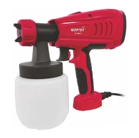 Краскораспылитель электрический WORTEX LX PS 0845-1 550Вт 800мл/мин, 1.3л бак